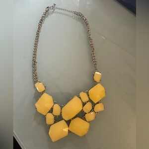 Yellow Statement Necklace